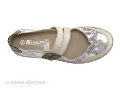 Alce Shoes 9166 - Beige - Imprime Noir Blanc Bone - Ballerine Velcro -Chaussure Soldes Boutique cd24607c73b9e66c561f35ea11d5d5ef img 6975.jpg 114168