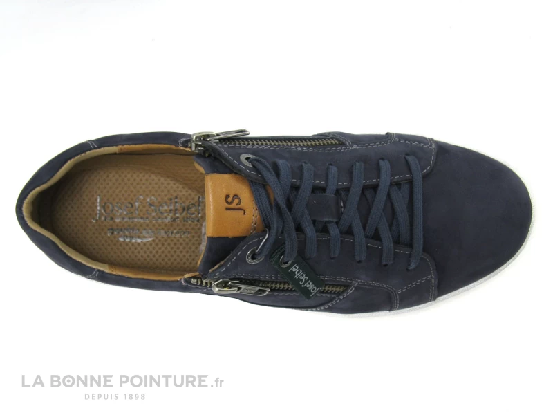 Josef Seibel 26407 David 07 - Nubuck Indigo - Basket Basse Homme 8 Josef Seibel 26407 David 07 - Nubuck Indigo - Basket Basse Homme – Image 6