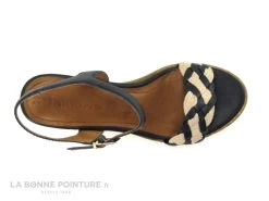 Tamaris 1-28305-20 Navy - Nu-pieds Bleu Marine - Talon Haut Compense -Chaussure Soldes Boutique cd24607c73b9e66c561f35ea11d5d5ef img 7386.jpg 180455