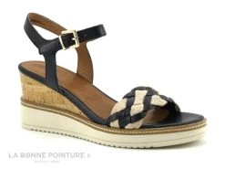 Tamaris 1-28305-20 Navy - Nu-pieds Bleu Marine - Talon Haut Compense -Chaussure Soldes Boutique cd24607c73b9e66c561f35ea11d5d5ef img 7387.jpg 180461