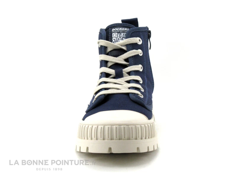 Dockers 52KC202 Navy - Chaussure Montante Femme Toile Bleue 4 Dockers 52KC202 Navy - Chaussure Montante Femme Toile Bleue – Image 2
