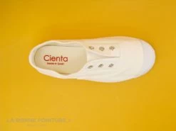 Cienta 7099705 Blanc - Basket Toile Enfant Sans Lacet -Chaussure Soldes Boutique cd24607c73b9e66c561f35ea11d5d5ef img 7551.jpg 168994