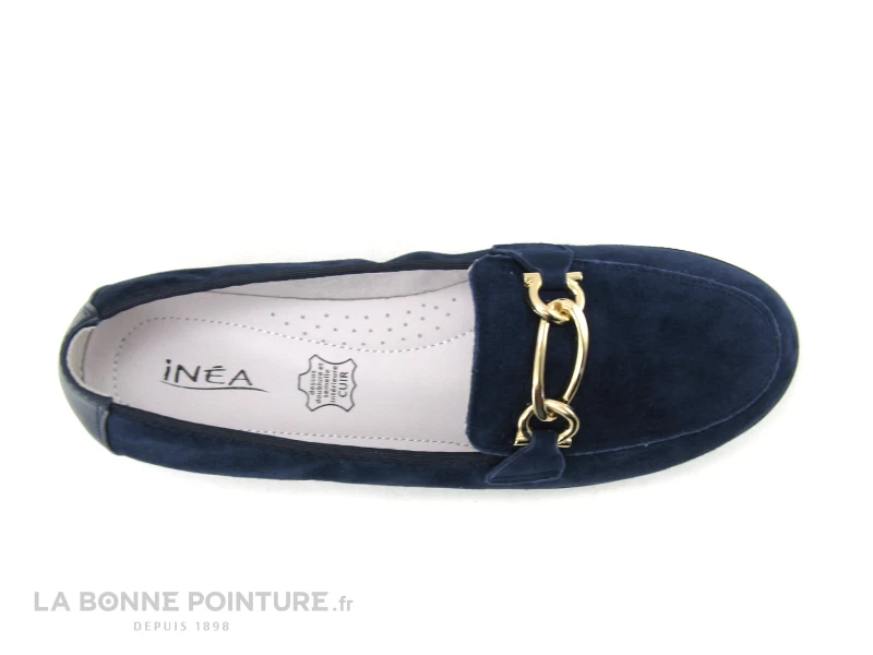 Inea POL Velours Marine - Mocassin Souple Femme - Cuir Bleu Marine 8 Inea POL Velours Marine - Mocassin Souple Femme - Cuir Bleu Marine – Image 6