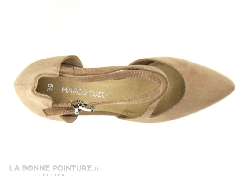 Marco Tozzi 2-24400-26 Nude - Escarpin Talon Haut Bride Cheville 8 Marco Tozzi 2-24400-26 Nude - Escarpin Talon Haut Bride Cheville – Image 6