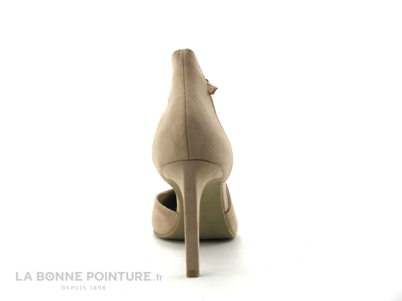 Marco Tozzi 2-24400-26 Nude - Escarpin Talon Haut Bride Cheville 6 Marco Tozzi 2-24400-26 Nude - Escarpin Talon Haut Bride Cheville – Image 4