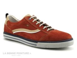 Fluchos 9377 Quebec Terracota - Chaussure A Lacet Homme Brique