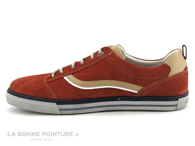 Fluchos 9377 Quebec Terracota - Chaussure A Lacet Homme Brique 4 Fluchos 9377 Quebec Terracota - Chaussure A Lacet Homme Brique – Image 3