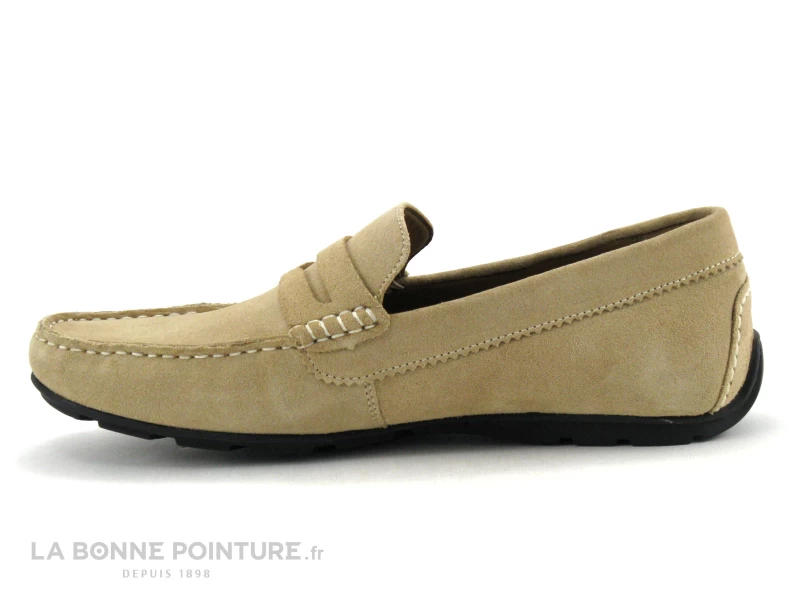 TBS SAILHAN G8175 - Cuir Velours Cappucino - Mocassin Marron Homme 5 TBS SAILHAN G8175 - Cuir Velours Cappucino - Mocassin Marron Homme – Image 3