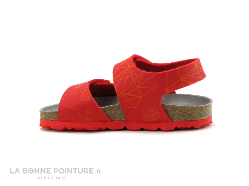 Kickers Summerkro Rouge Galactic 785457 - Sandale Velcro Enfant 4 Kickers Summerkro Rouge Galactic 785457 - Sandale Velcro Enfant – Image 2