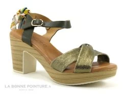 Good Step 3114-L46 Dromix Kaki - Foulard - Sandale Talon Haut -Chaussure Soldes Boutique cd24607c73b9e66c561f35ea11d5d5ef img 8499.jpg 169826