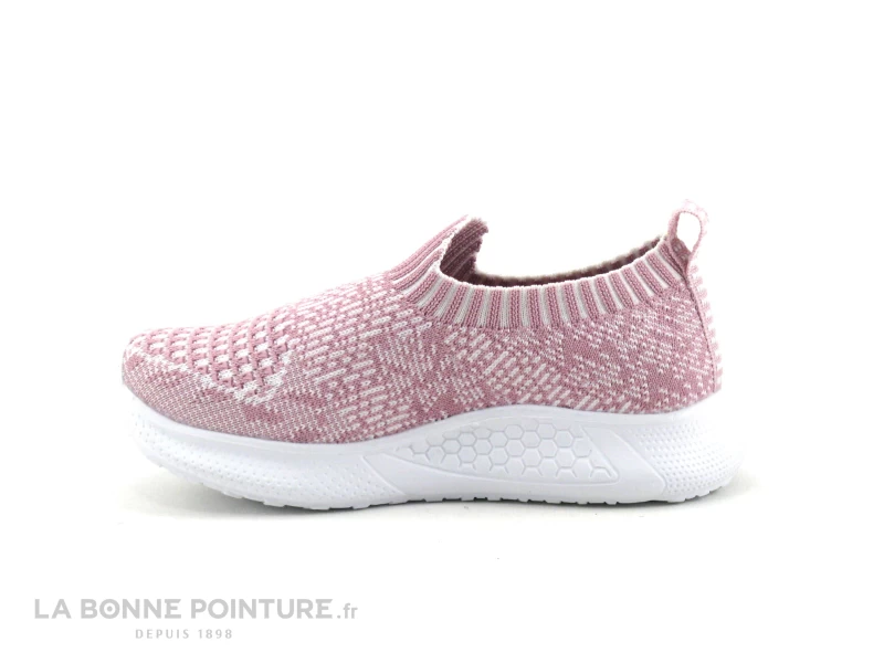 Streeter KOGEL Rose - Slip-on - Basket Fille Sans Lacet 4 Streeter KOGEL Rose - Slip-on - Basket Fille Sans Lacet – Image 2