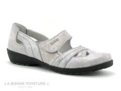 Suave LONDON 8061T Shark Powder - Ballerine Argent Avec Scratch